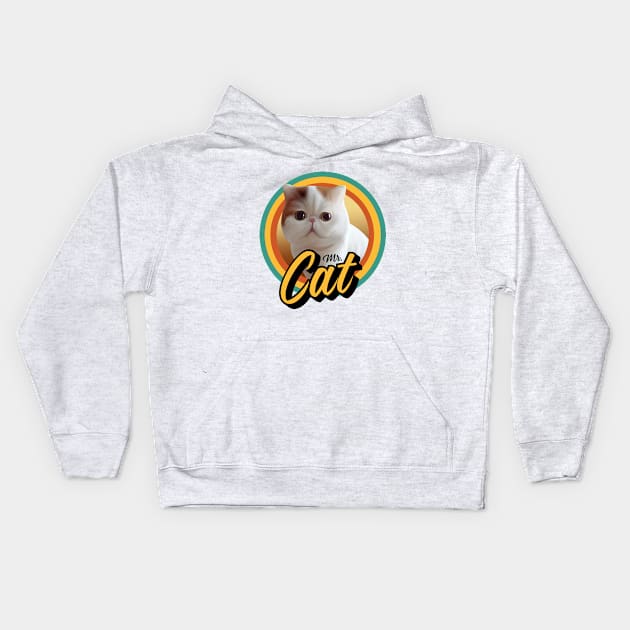 Cute Cat Kids Hoodie by Puppy & cute